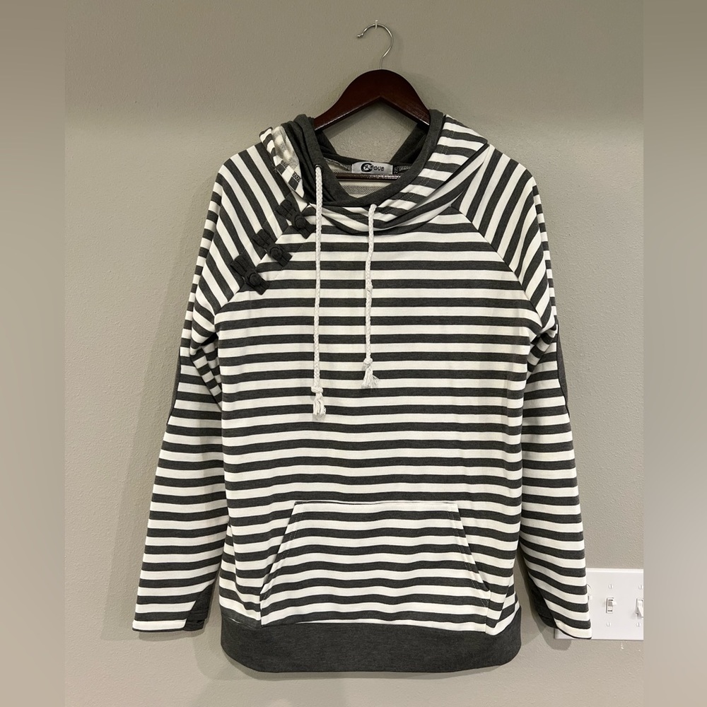 Double Hood Sweatshirt, 2XL